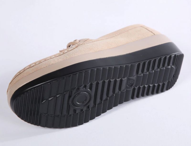 Beth M13 Dames Platform Schoenen - Kaki