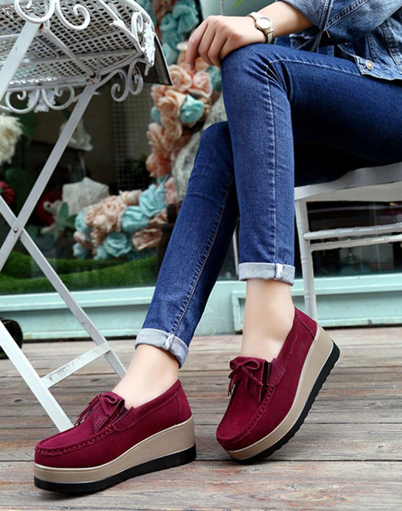 Beth M3 Dames Platform - Hol Rood