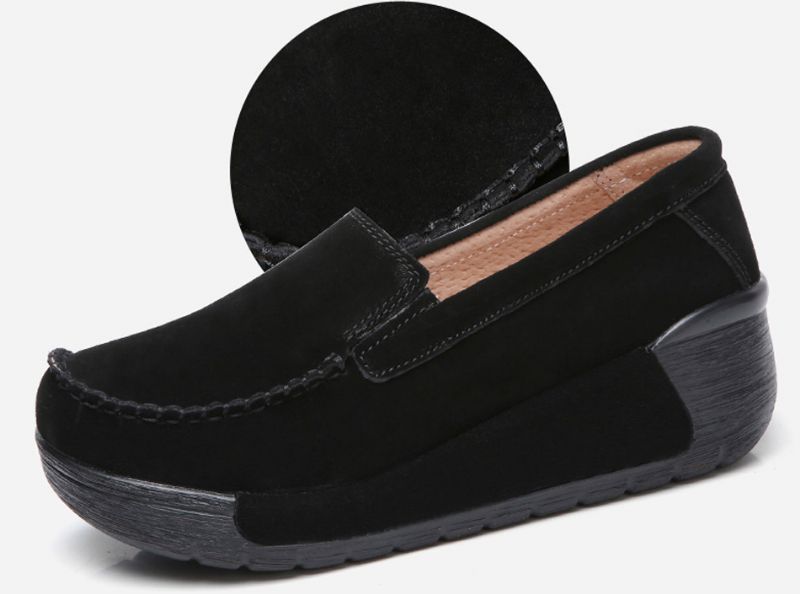 Beth M4 Dames Platform Schoenen - Zwart