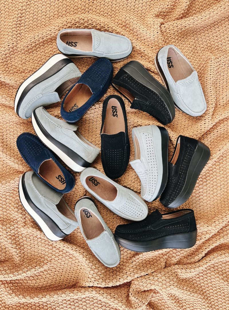 Beth M8 Dames Platform - Zwart Hol