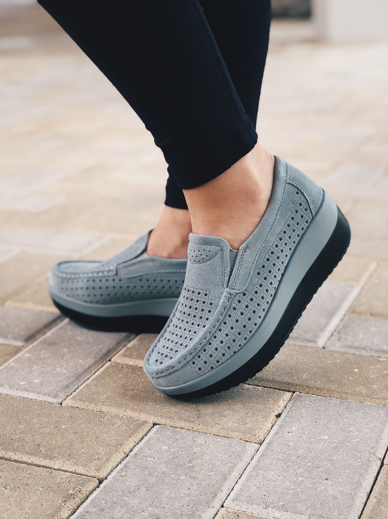 Beth M8 Dames Platform - Zwart Hol