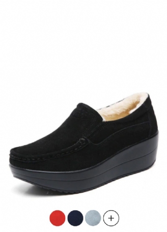 Beth M8 Dames Suède Platform Schoenen