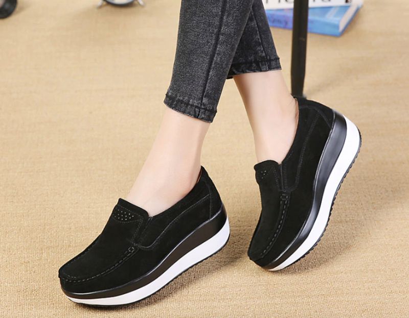Beth M8 Dames Wedges Schoenen - Wolk