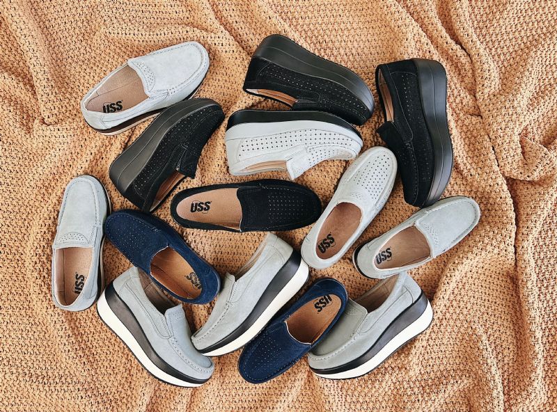 Beth M8 Dames Zachte Platform Schoenen - Olie