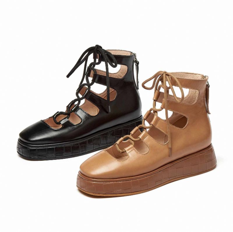 Betsey Dames Platform Schoenen - Bruin