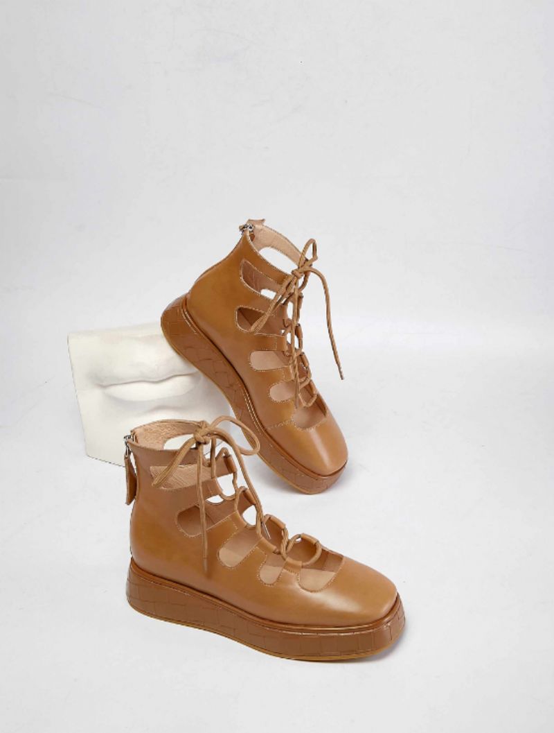 Betsey Dames Platform Zwarte Schoenen - Zwart