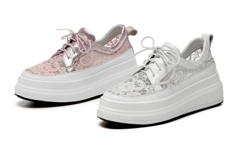 Bette Dames Platform Sneaker - Roze