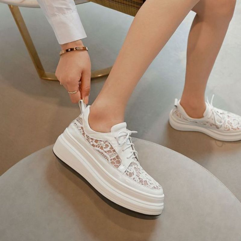 Bette Dames Platform Sneaker - Roze