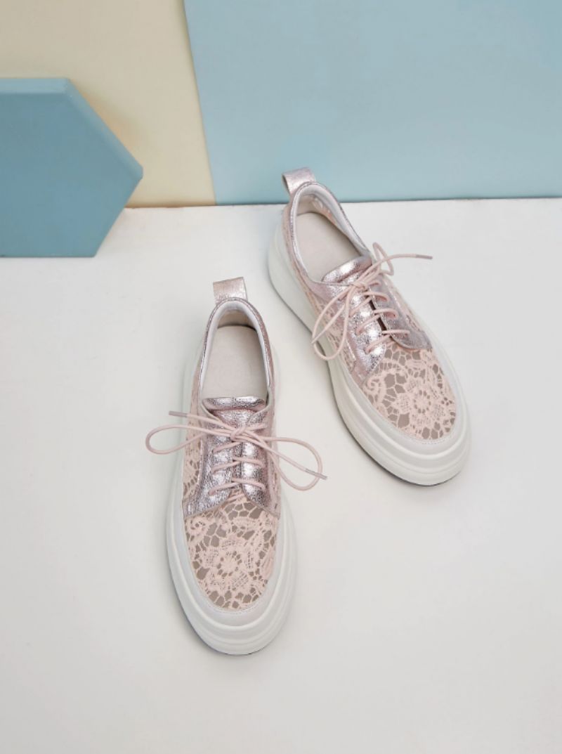 Bette Dames Platform Sneaker - Roze