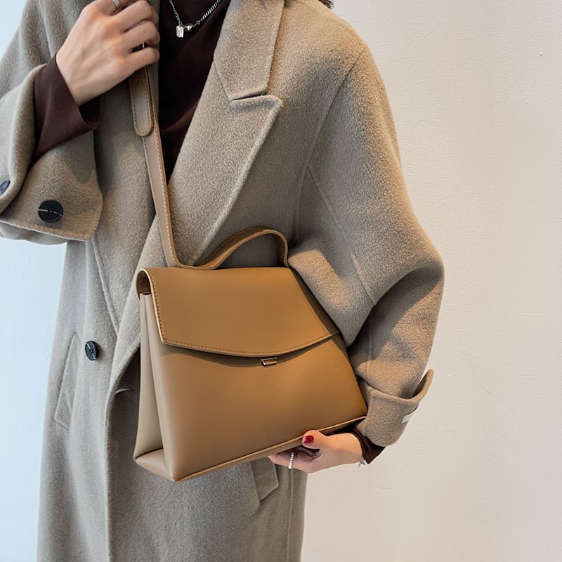 Bianco Dames Kleine Leren Crossbody Handtas - Zwart