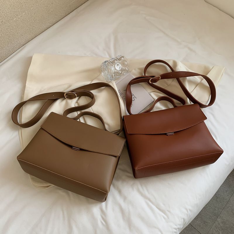 Bianco Dames Kleine Leren Crossbody Handtas - Zwart