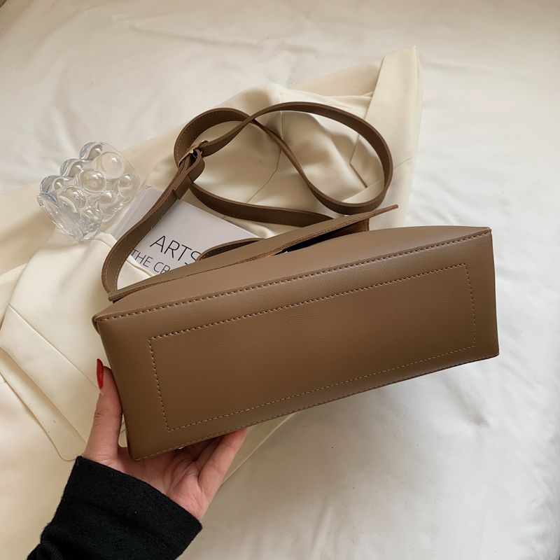 Bianco Dames Kleine Leren Crossbody Handtas - Zwart