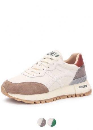 Bianco Dames Leren Casual Sneaker