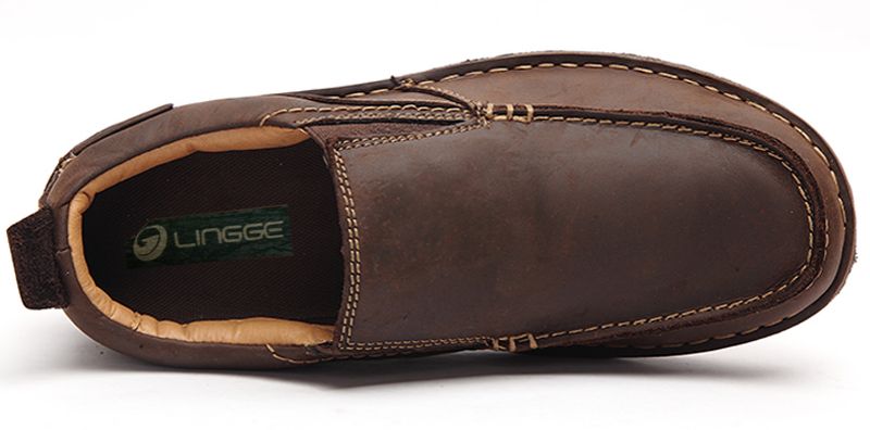 Biar Heren Loafers Casual Schoenen - Koffie