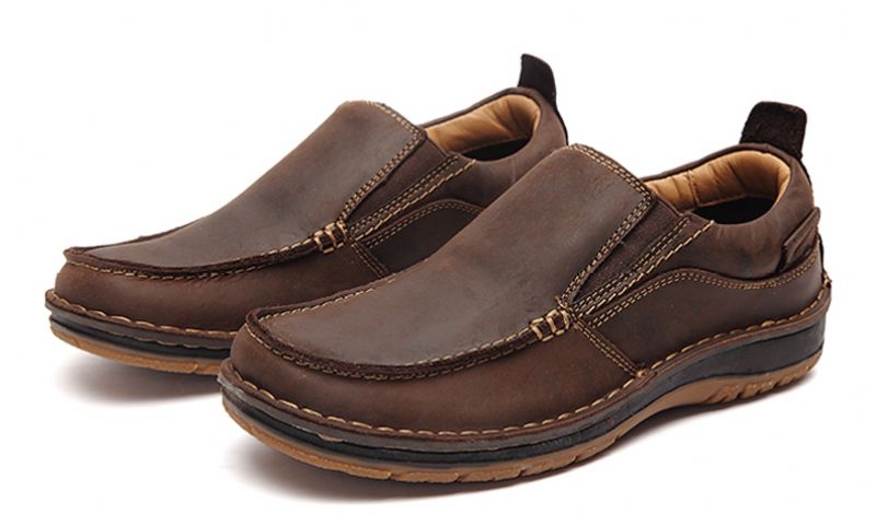 Biar Heren Loafers Casual Schoenen - Koffie