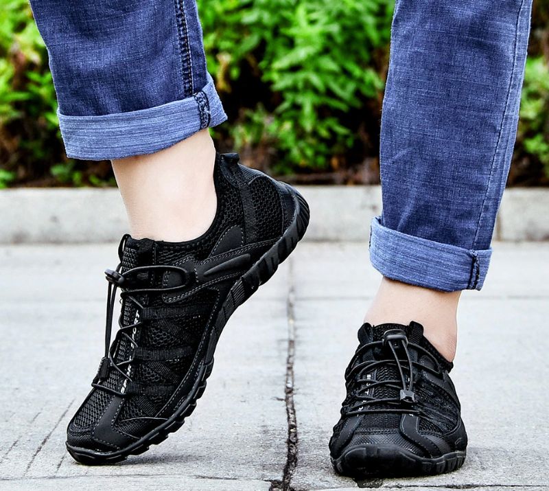 Biel Heren Outdoor Sneakers - Zwart
