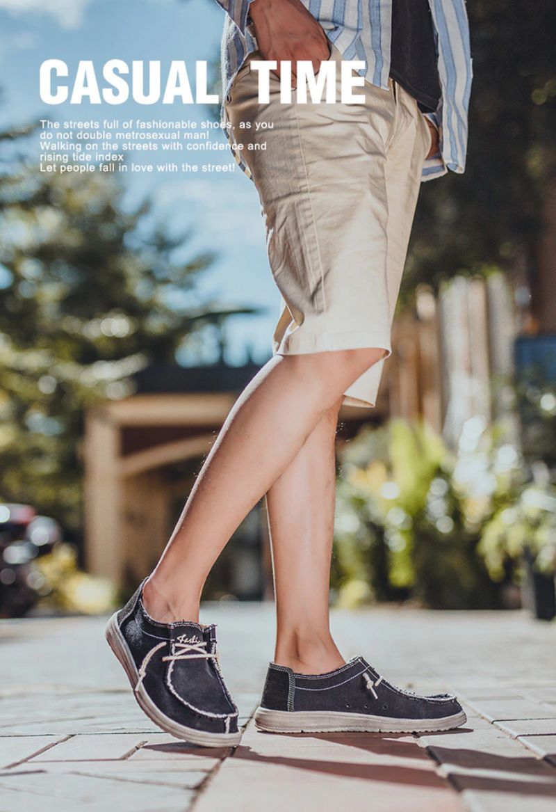 Bilbao Heren Loafers Casual Schoenen - Blauw 1