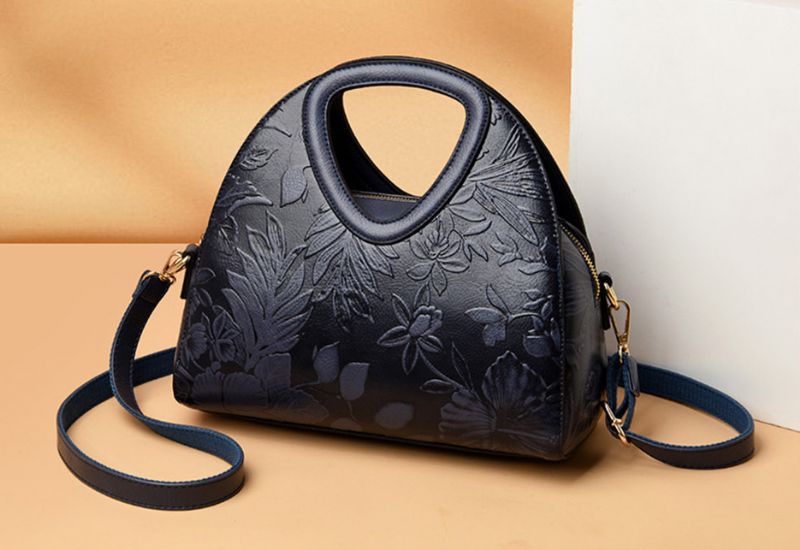 Billy Luxe Handtas Voor Dames Van Hoogwaardig Leer - Rood
