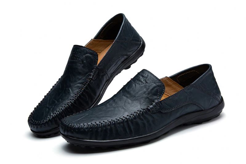 Bingo Heren Loafers Schoenen - Zwart