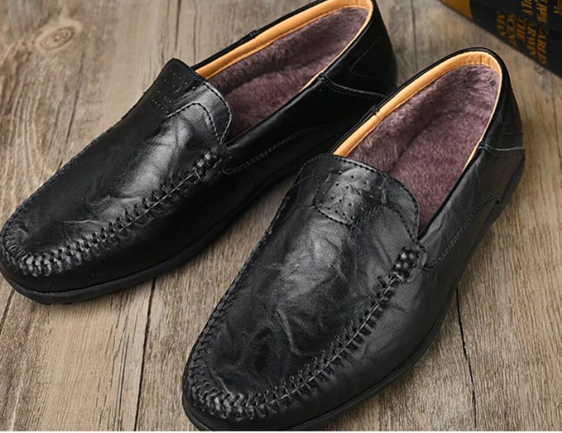 Bingo Heren Loafers Schoenen - Zwart