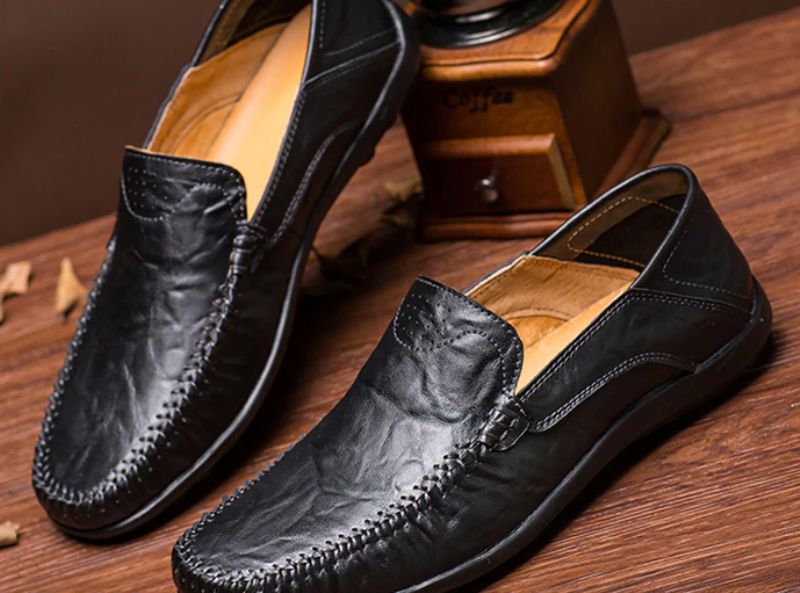 Bingo Heren Loafers Schoenen - Zwart
