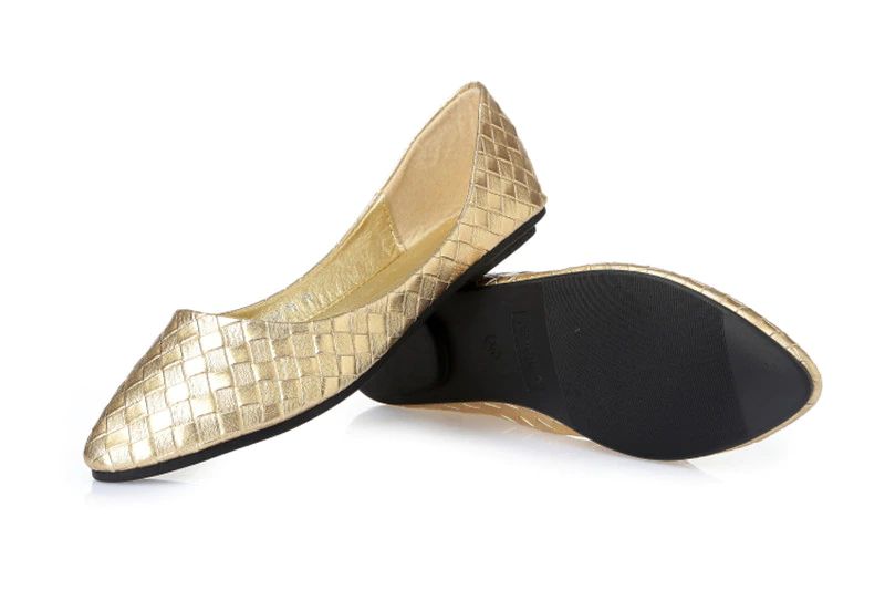 Birna Ademende Platte Schoenen Voor Dames - Goud