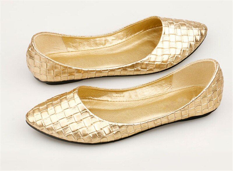 Birna Ademende Platte Schoenen Voor Dames - Goud