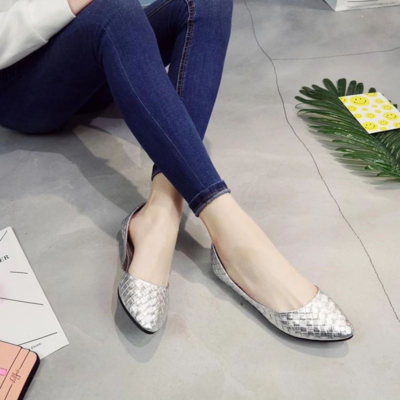 Birna Ademende Platte Schoenen Voor Dames - Goud