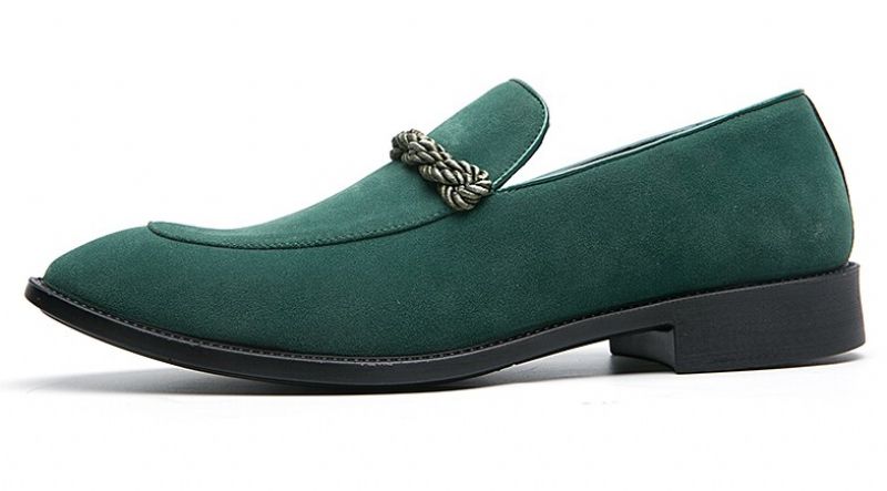 Blake Heren Loafers Dress Schoenen - Groen