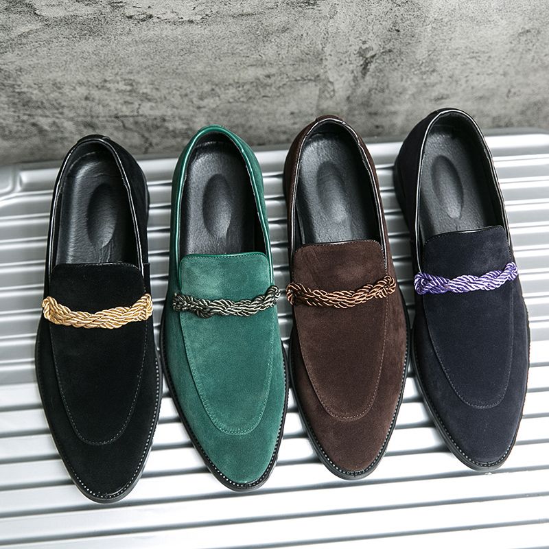 Blake Heren Loafers Dress Schoenen - Groen