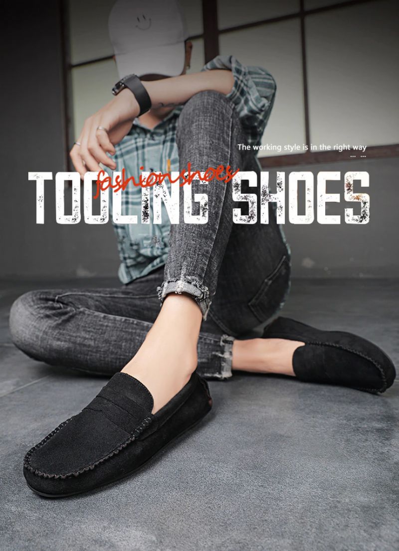 Blas Heren Loafer Schoenen - Khaki
