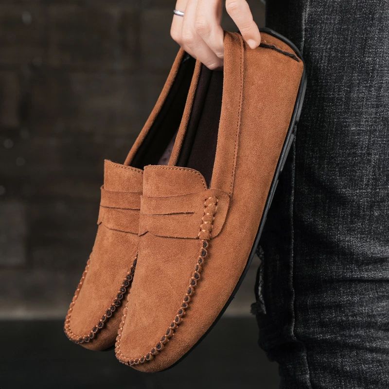 Blas Heren Loafer Schoenen - Khaki