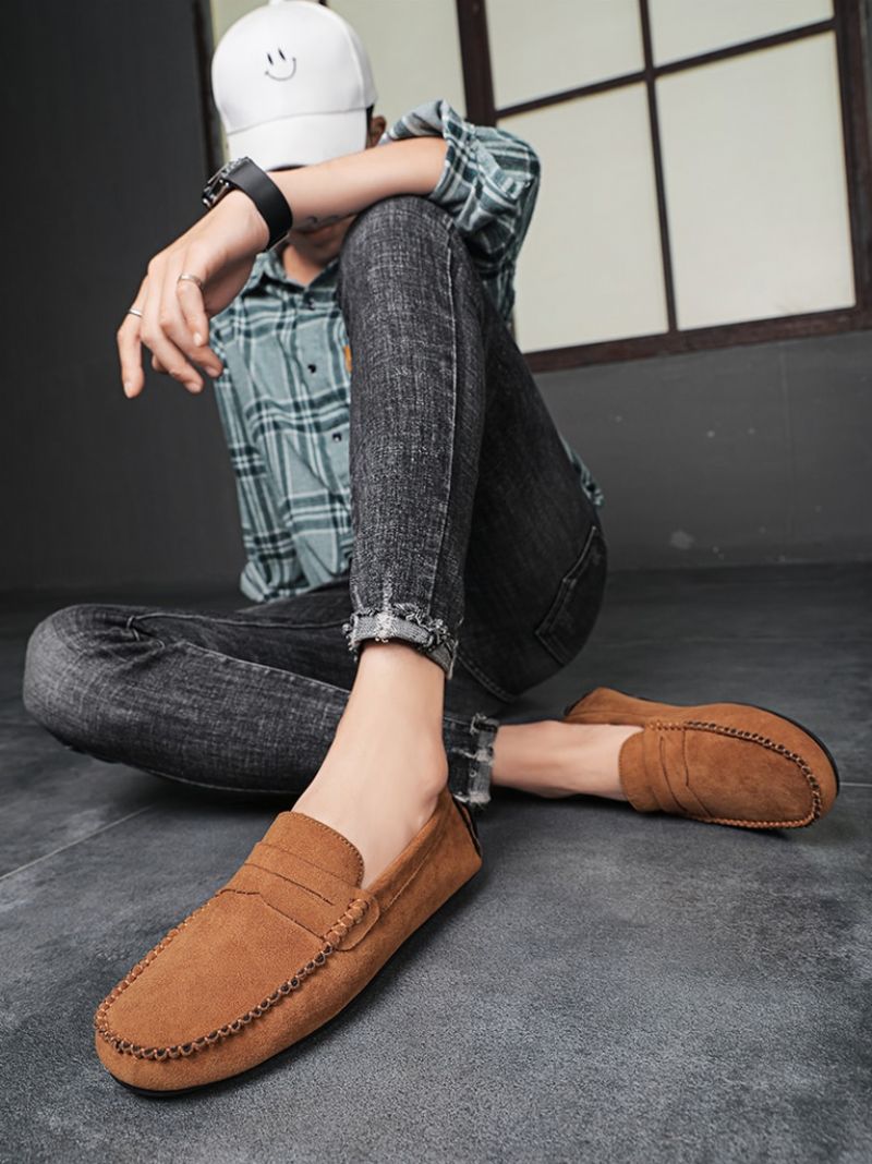 Blas Heren Loafer Schoenen - Khaki