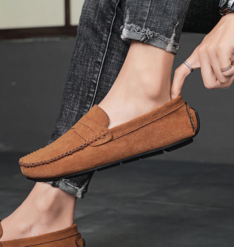 Blas Heren Loafer Schoenen - Khaki