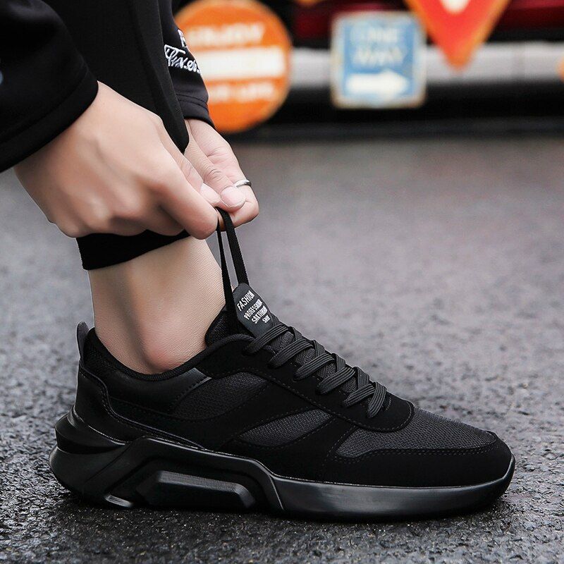Blast Heren Casual Sneakers - Zwart