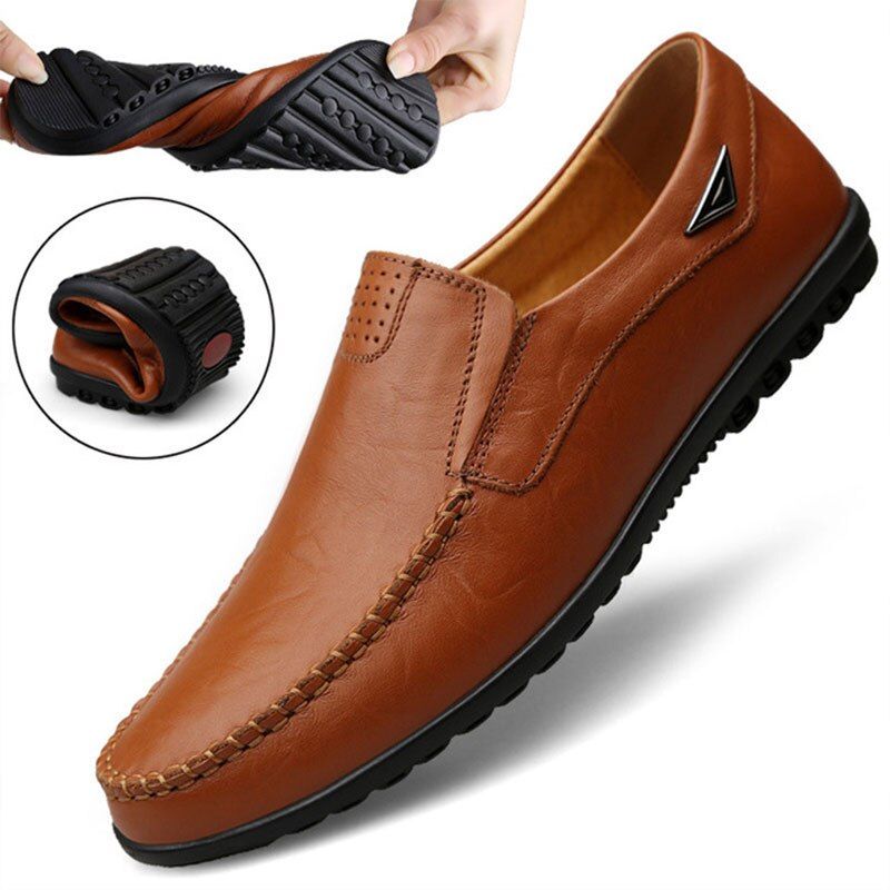 Bob Heren Loafers Vrijetijdsschoenen - Oranje