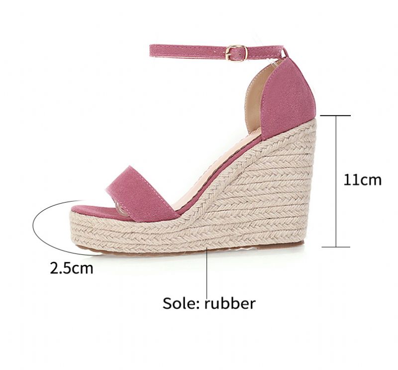 Bolivia Dames Wedges - Zwart