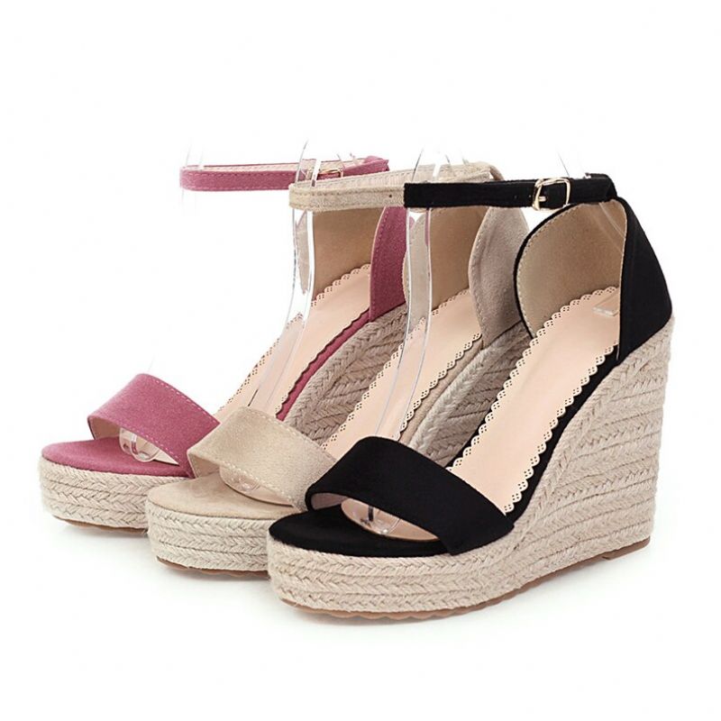 Bolivia Dames Wedges - Zwart