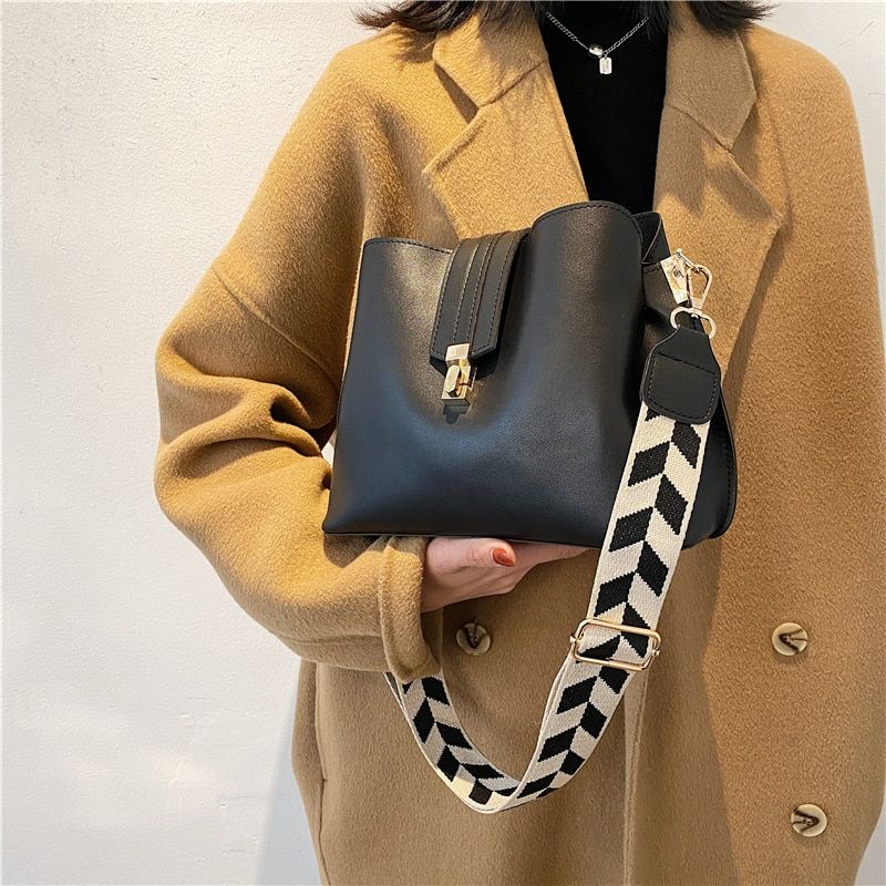 Bonay Handtas Voor Dames Luxe Designerleer - Zwart