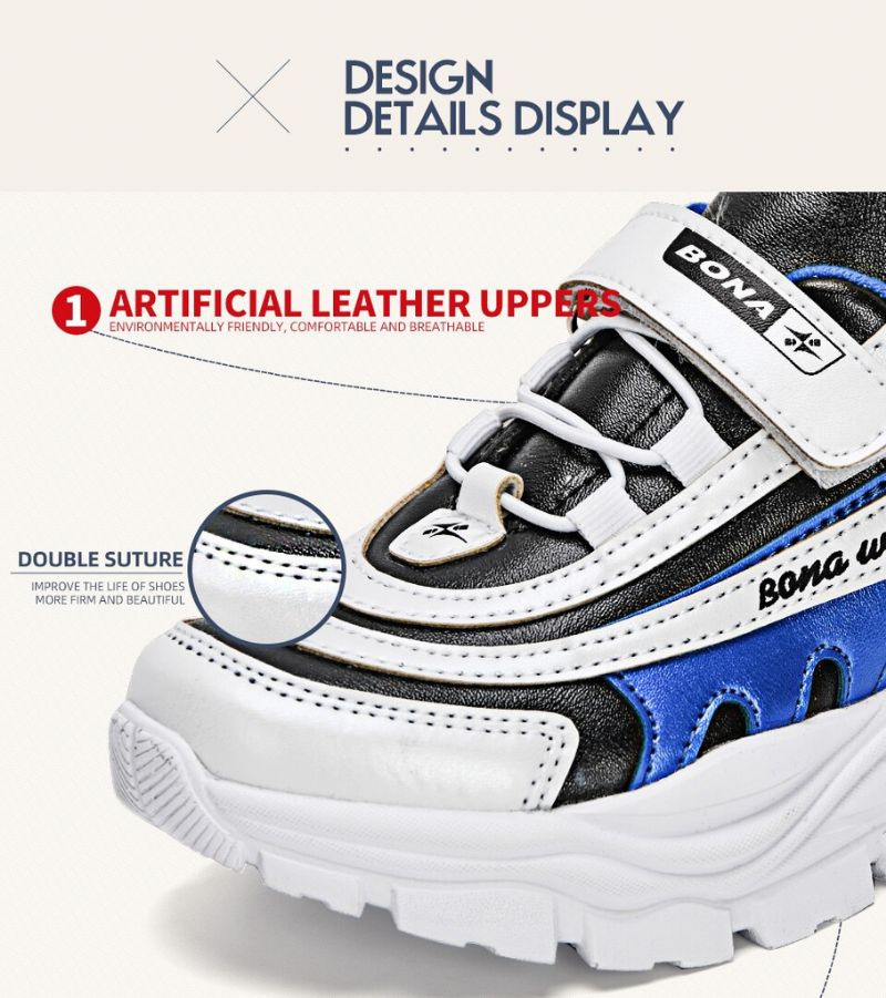 Bongo Modieuze Sneakers Voor Jongens - Marineblauw