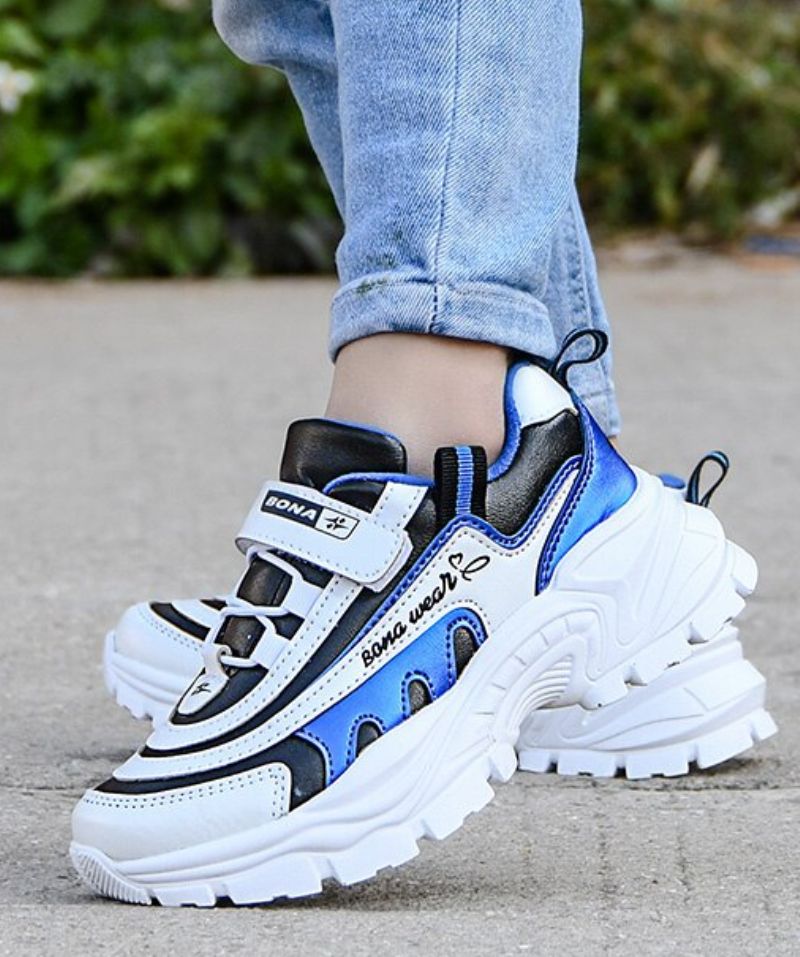Bongo Modieuze Sneakers Voor Jongens - Marineblauw