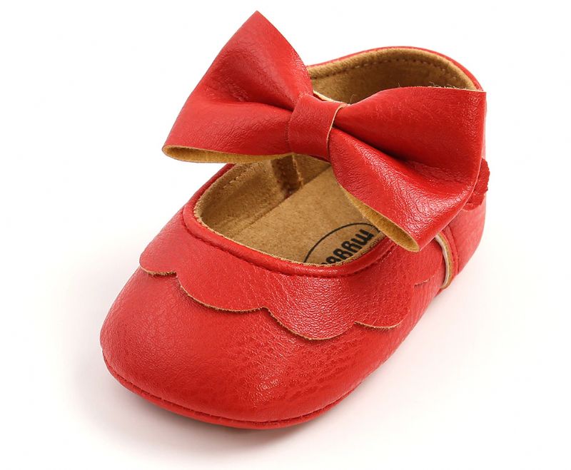 Bonie Baby Meisjes Platte Schoenen - Rood