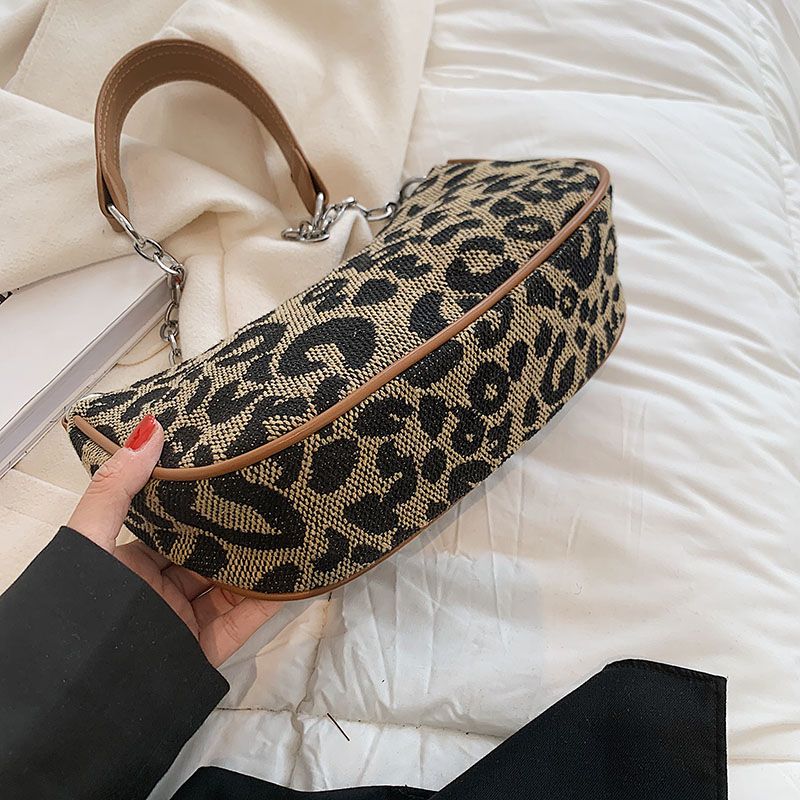 Bonnet Dames Kleine Schouder Handtas - Luipaardpatroon