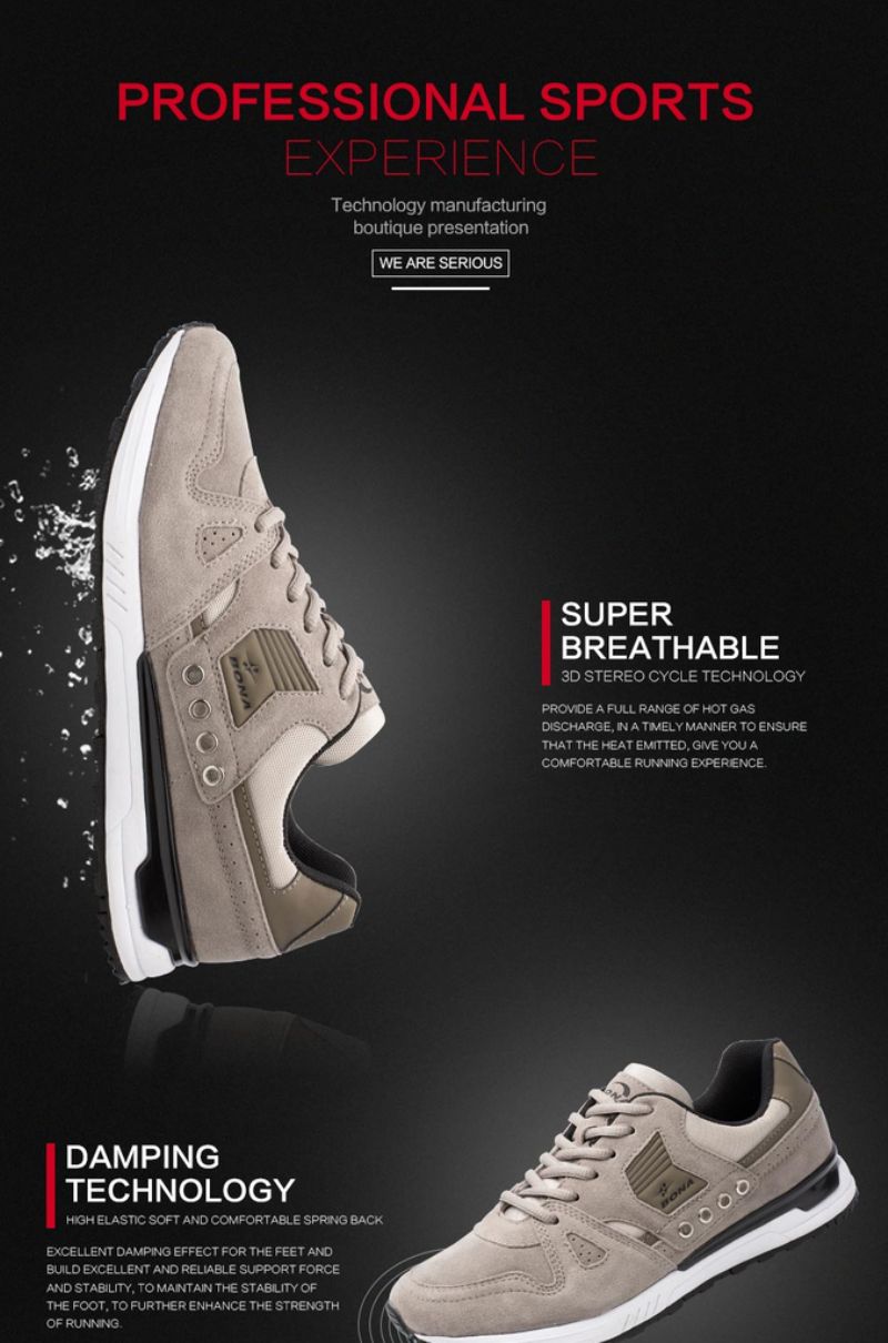 Bonsor Heren Classics Sneakers - Grijs