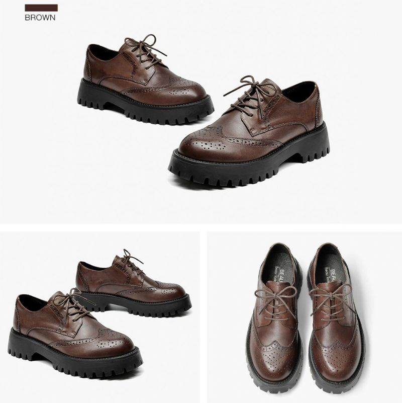 Boston Dames Oxford Schoenen - Zwart