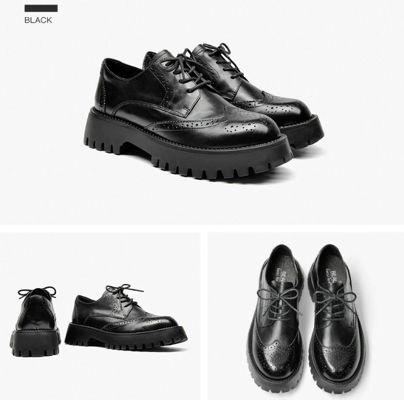 Boston Dames Oxford Schoenen - Zwart