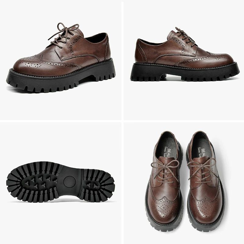 Boston Dames Oxford Schoenen - Zwart
