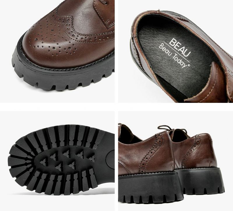 Boston Dames Oxford Schoenen - Zwart