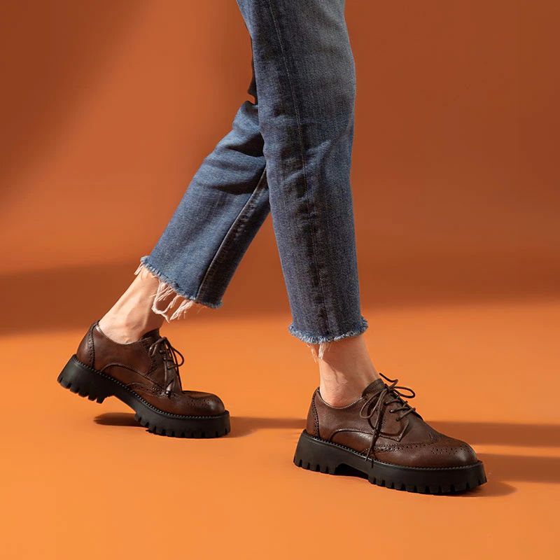 Boston Dames Oxford Schoenen - Zwart