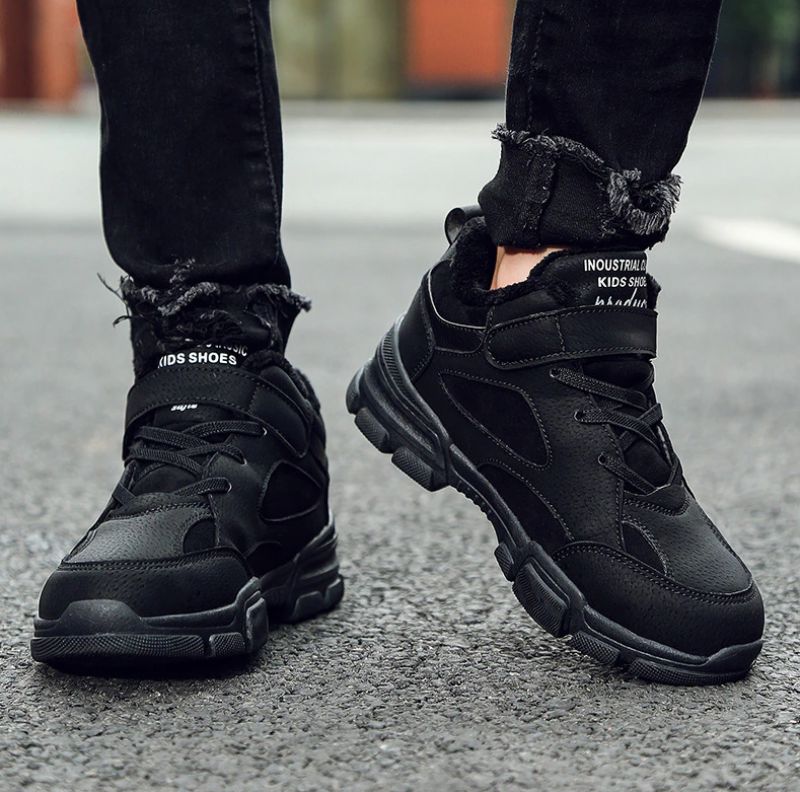 Brandon Jongens Warme Sneaker - Bruin Bont